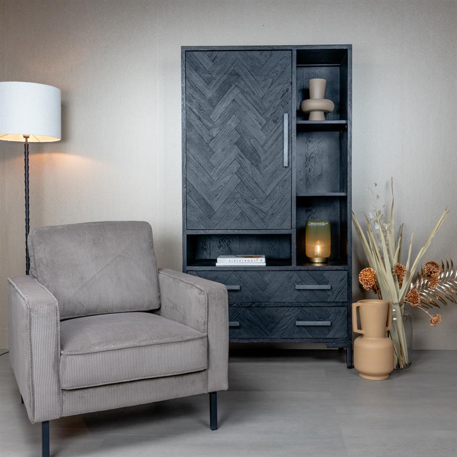 Tower Living Fauteuil Norwich – Bekleed met Luxe Lara Stof